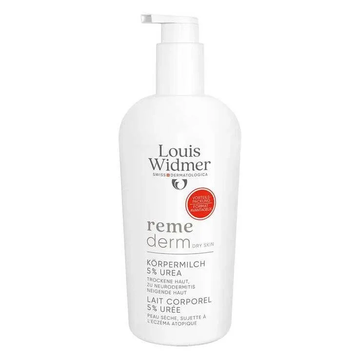 Widmer Remederm – Lapte de corp pentru piele uscată, cu 5% uree, 400 ml — preț și oferte