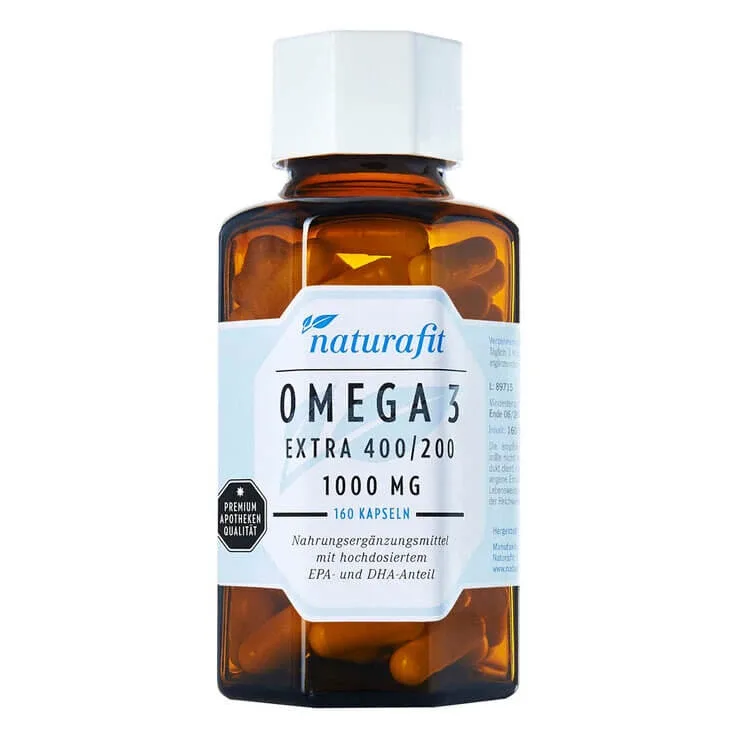 Naturafit Omega 3 extra 400 / 200 capsule, 160 capsule — preț și oferte