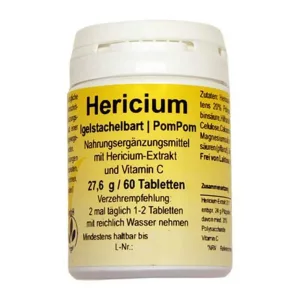 Comprimate Hericium Igelstachelbart, 60 de comprimate