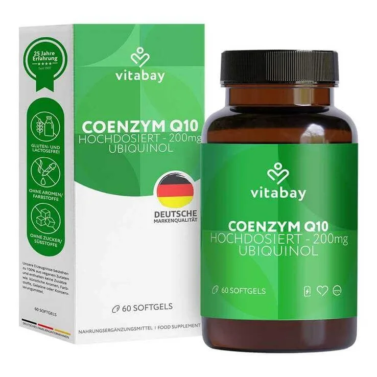 Coenzima Q10 Ubiquinol 200 mg, capsule moi cu doză mare, 60 de capsule moi — preț și oferte