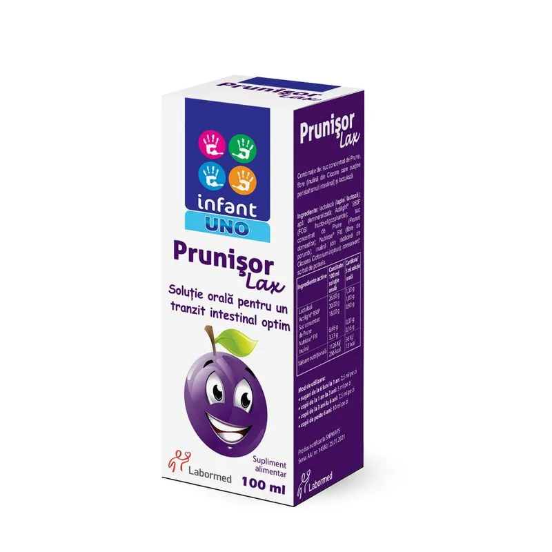 Sirop laxativ pentru copii Prunisor Lax Infant Uno, Labormed | 100ml — preț și oferte