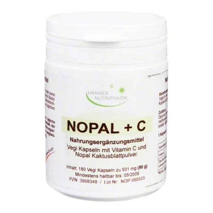Capsule vegetale cu cactus Nopal, 180 de capsule — preț și oferte