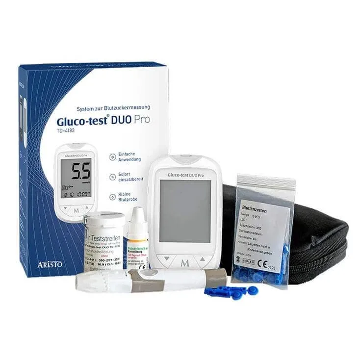 Set Gluco Test Duo Pro pentru măsurarea glicemiei în mmol/l, 1 buc. n.v. — preț și oferte
