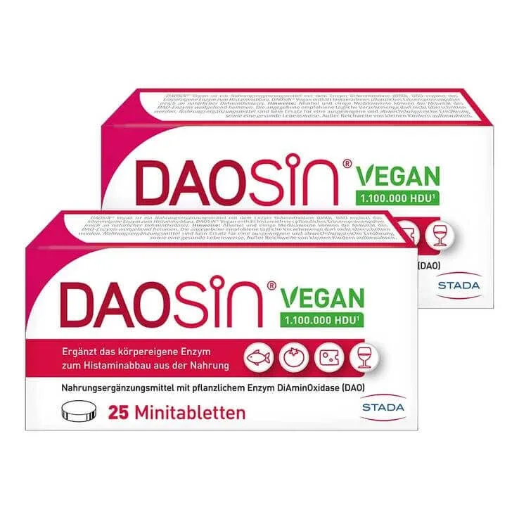 Comprimate vegane Daosin, 2x25 comprimate — preț și oferte