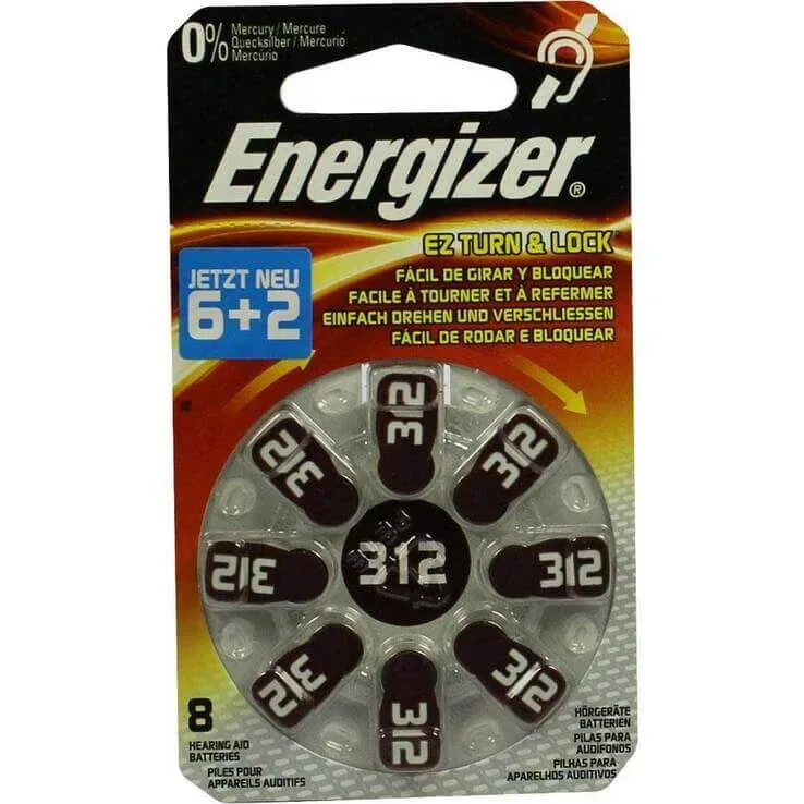 Baterie Energizer pentru aparate auditive 312, 16 buc. — preț și oferte
