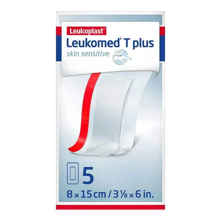 Leukomed® T plus skin sensitive 8x15 cm, 5 plasturi — preț și oferte