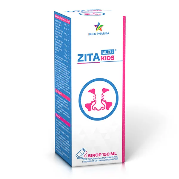 Sirop pentru copii Zita Bleu Kids, Bleu Pharma | 150 ml — preț și oferte