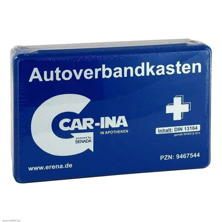 Trusă de prim ajutor auto Senada Car-Ina, albastră, 1 buc., în stare bună — preț și oferte