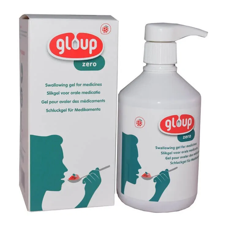 Gloup Zero Gel pentru administrarea medicamentelor cu aromă de zmeură, 500 ml gel — preț și oferte
