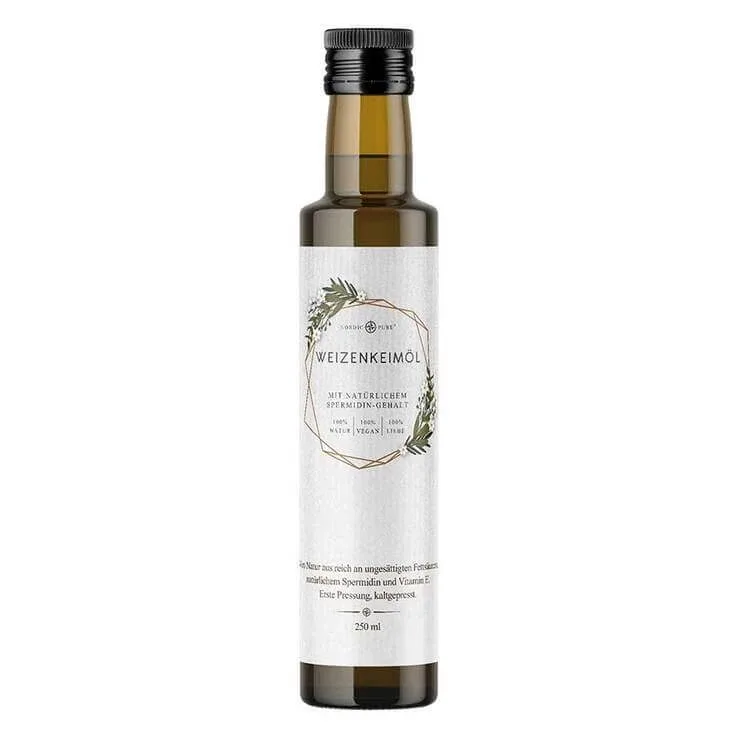 Ulei din germeni de grâu presat la rece Spermidin Nordic Pure, 250 ml ulei — preț și oferte