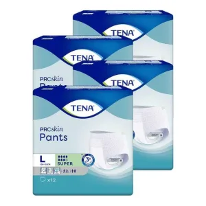 TENA Pants Super L pentru incontinență, 4X12 buc. n.v.
