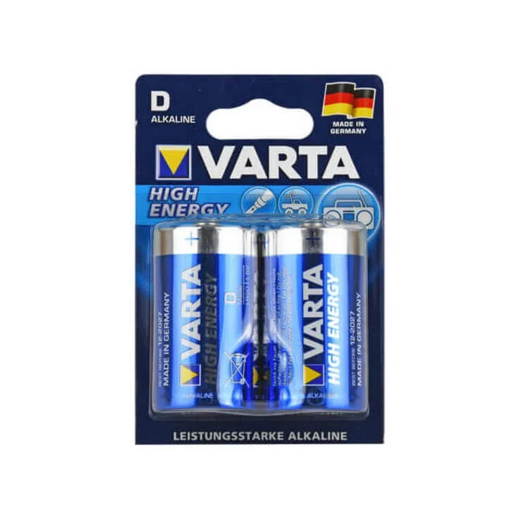 Baterii Mono LR 20 D 4920 Varta High, 2 buc. n.v. — preț și oferte