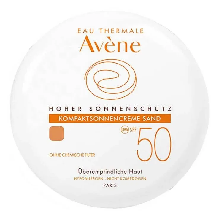 Avene Cremă de protecție solară compactă, nuanța nisip, SPF 50, 2x10 g cremă — preț și oferte
