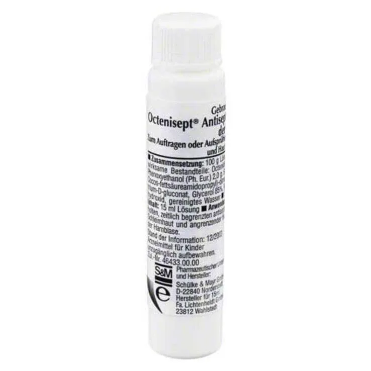Octenisept, antiseptic înainte de cateterizarea vezicii urinare, soluție de 15 ml — preț și oferte