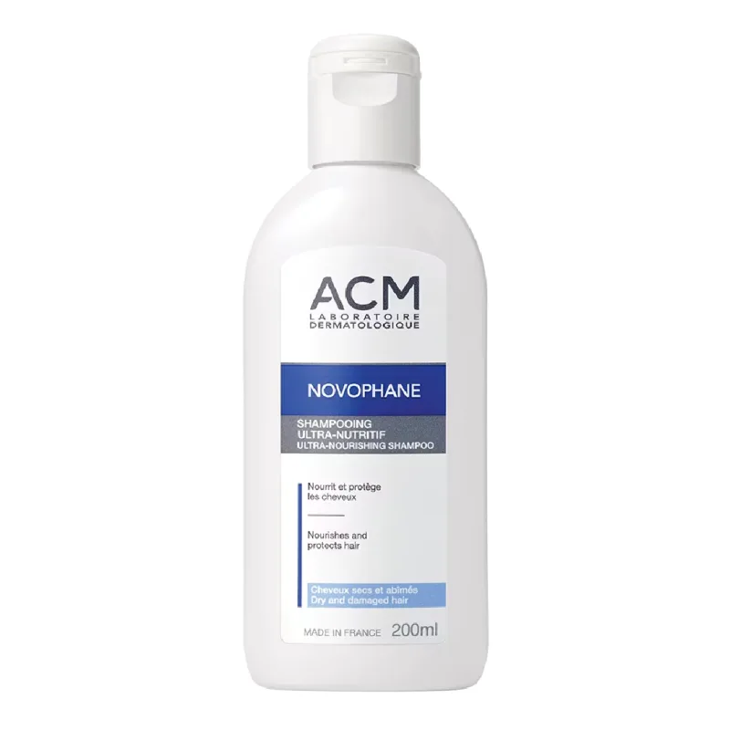 Sampon ultra nutritiv pentru par uscat Novophane, 200 ml, ACM ACM LABORATOIRE — preț și oferte