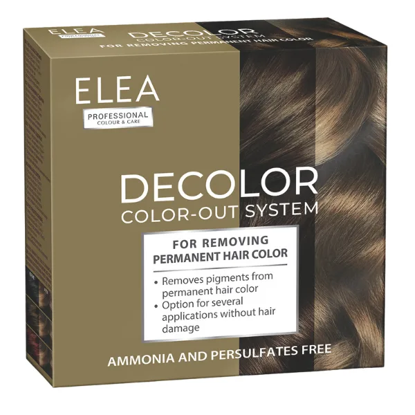 Sistem pentru indepartarea vopselei de par Decolor, Elea | 330 ml SOLVEX COSMETICS INFINITY — preț și oferte