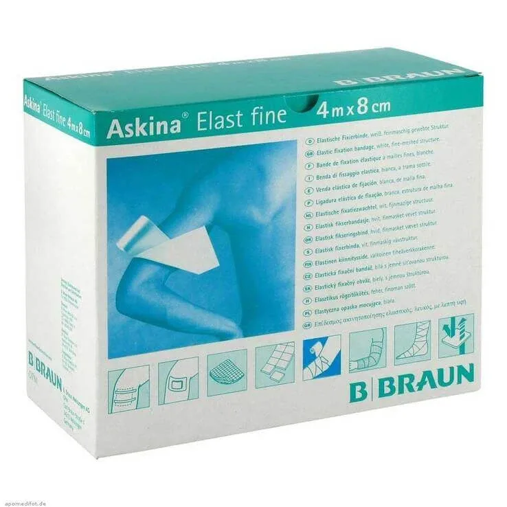 Bandă elastică Askina Elast Fine, 4 m x 8, 100 bucăți — preț și oferte