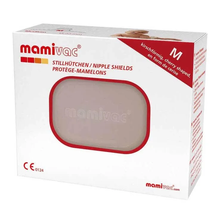 Mamivac – capse pentru alăptare în formă de cireșă, mărimea M, 20 mm, 2 buc., fără ambalaj — preț și oferte