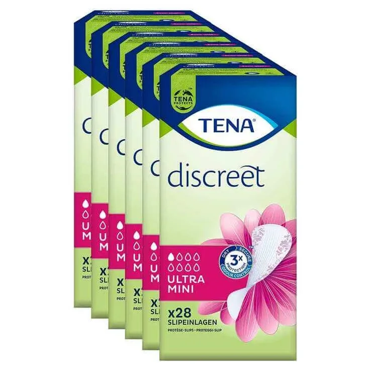 TENA® discreet Ultra Mini – protej-slip pentru incontinență, 28 buc. — preț și oferte