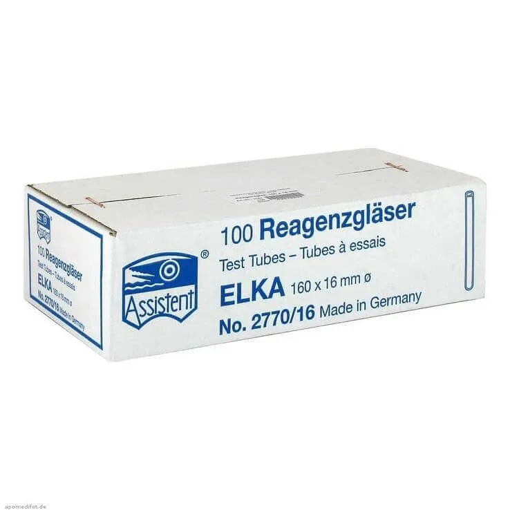 Eprubetă 160 x 16 mm, 100 buc., fără specificare — preț și oferte