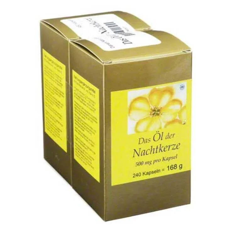 Capsule cu ulei de primula de noapte, 500 mg, 240 de capsule — preț și oferte