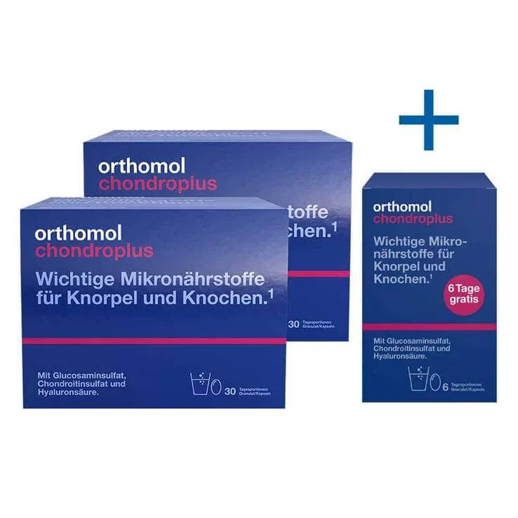 Orthomol chondroplus pachet combinat granule / capsule, pachet combinat 2x1 — preț și oferte