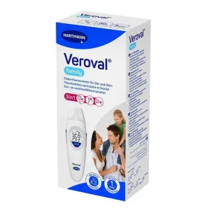 Termometru cu infraroșu Veroval family 3-în-1, 1 buc. n.v.