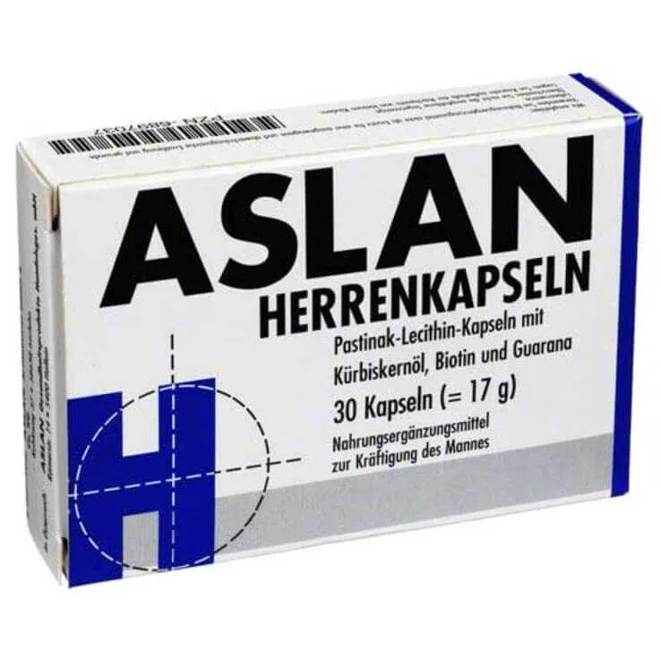 Capsule Aslan pentru bărbați, 30 de capsule — preț și oferte