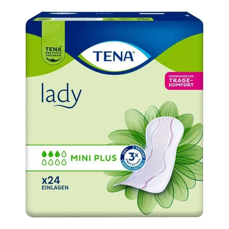 Tena® Lady mini plus – Absorbante pentru incontinență, 6X24 buc. — preț și oferte