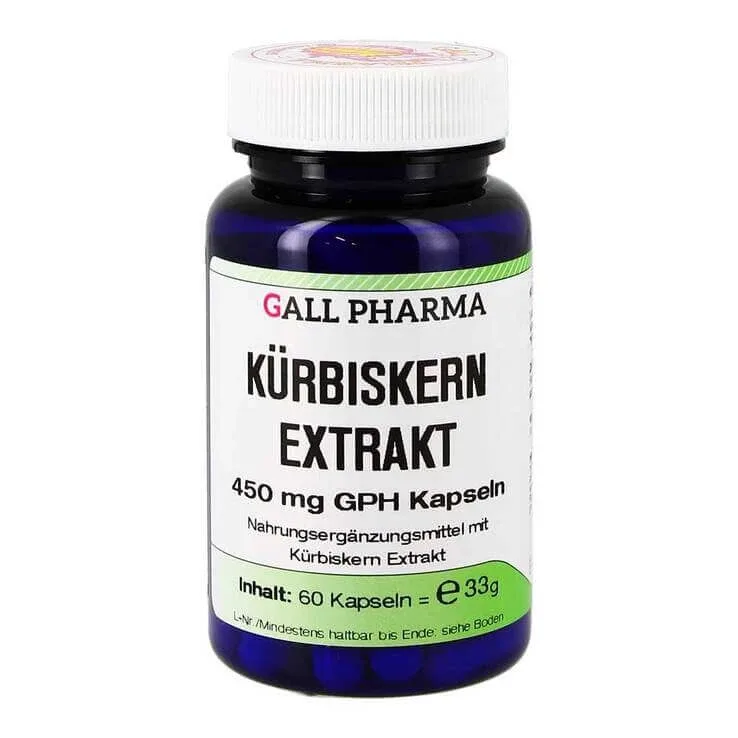 Extract de semințe de dovleac 450 mg, capsule GPH, 60 de capsule — preț și oferte