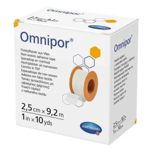 Plasture de fixare Omnipor din material nețesut, 2,5 cm x 9,2 m, 1 buc.