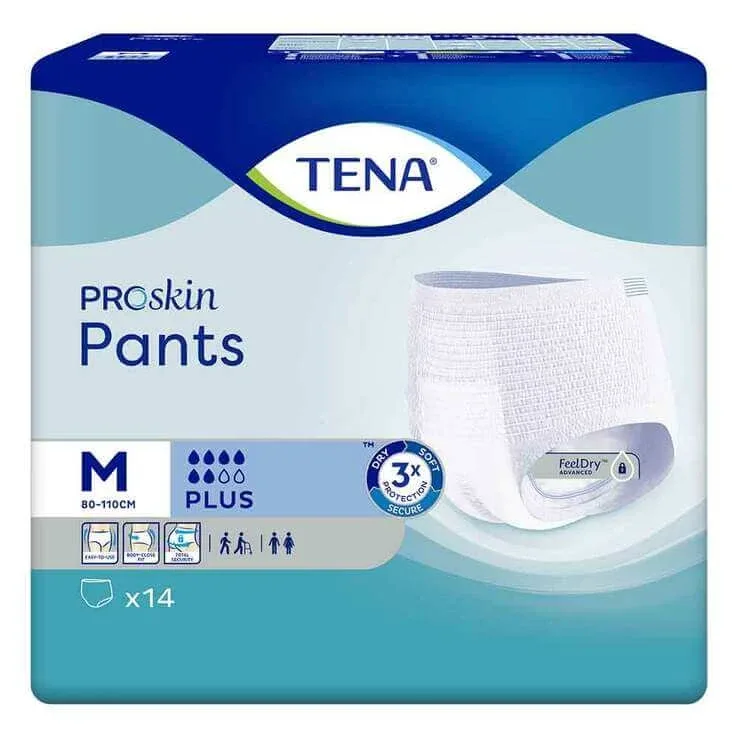 TENA Pants Plus M – Chiloți de unică folosință pentru incontinență, 14 buc. n.v. — preț și oferte