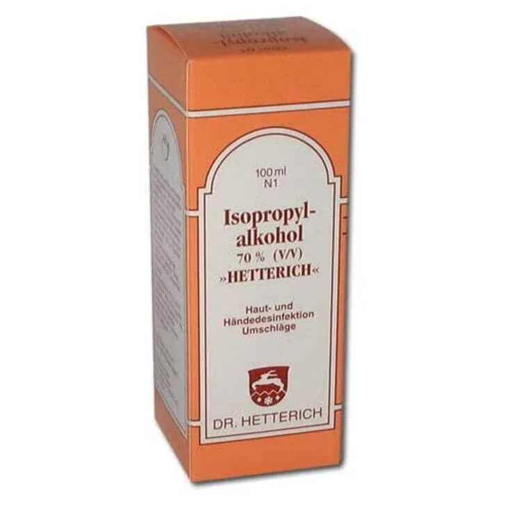 Alcool izopropilic 70% v/v Hetterich, soluție de 200 ml — preț și oferte