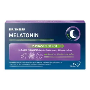 Dr. Theiss – Comprimate cu melatonină pentru adormire și somn continuu, 2x60 comprimate