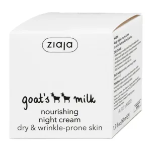 Crema hidratanta de noapte cu lapte de capra, 50 ml, Ziaja