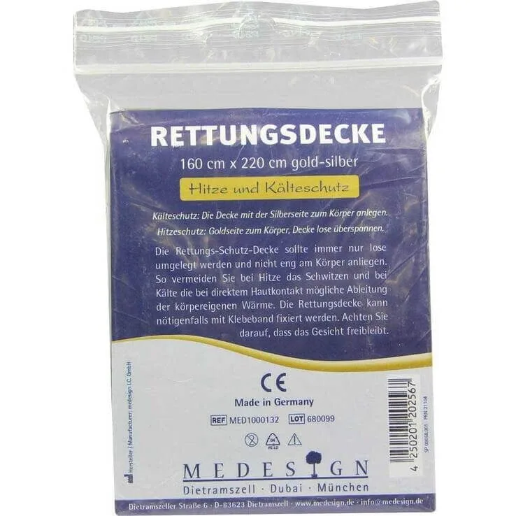 Pătură de supraviețuire aurie/argintie 22, 1 buc. n.v. — preț și oferte