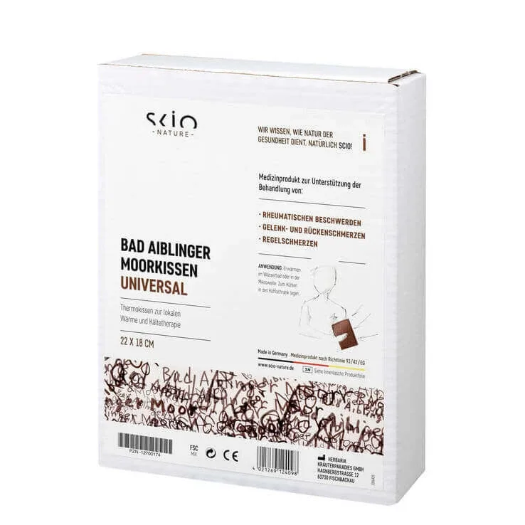 Pernă cu nămol Bad Aiblinger Universal 18x22 cm, 1 buc. Conținutul ambalajului — preț și oferte