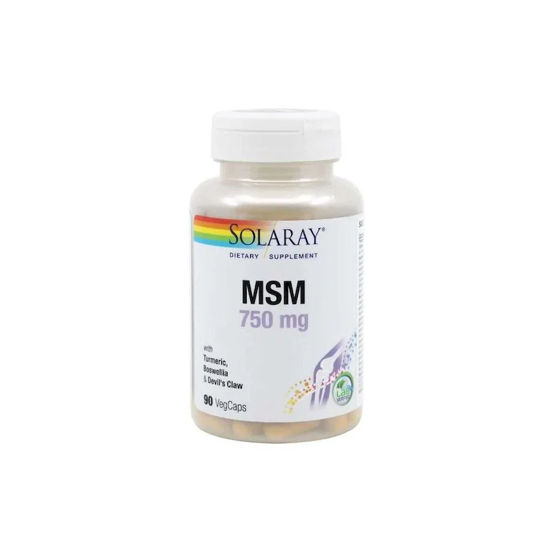 Solaray MSM 750 mg| 90 capsule SECOM — preț și oferte