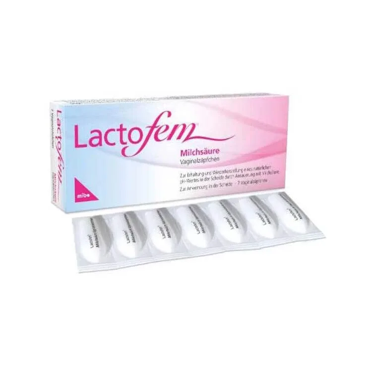 Lactofem – supozitoare vaginale cu acid lactic, 14 supozitoare — preț și oferte