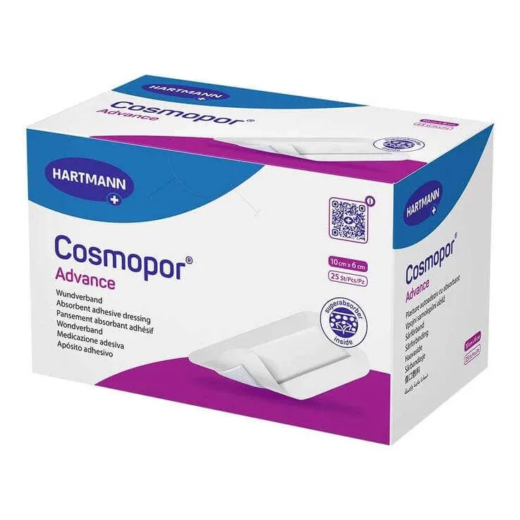 Cosmopor Advance 6x10 cm, 25 de plasturi — preț și oferte