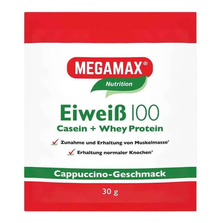 Proteine 100 Cappuccino Megamax sub formă de pulbere, 7 x 30 g pulbere — preț și oferte