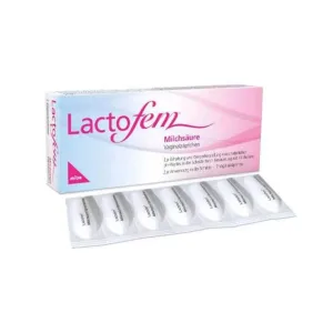 Lactofem – supozitoare vaginale cu acid lactic, 7 supozitoare