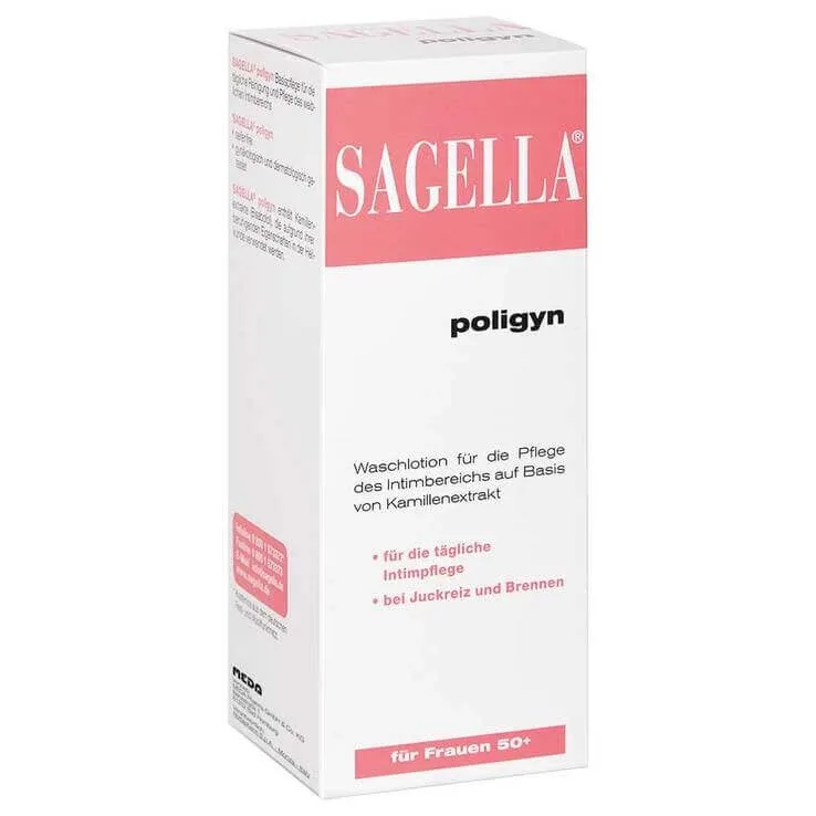Sagella poligyn Loțiune de igienă intimă pentru femei de peste 50 de ani, 2 x 500 ml loțiune — preț și oferte