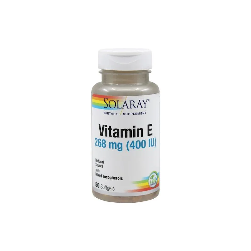Solaray Vitamian E 400 ui | 50 capsule SECOM — preț și oferte