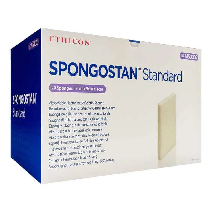 Bureți Spongostan standard 70x50x10 mm, 2 bucăți — preț și oferte