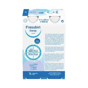 Frasubin Energy Drink Neutral – sticlă de băut, 6 x 4 x 200 ml lichid