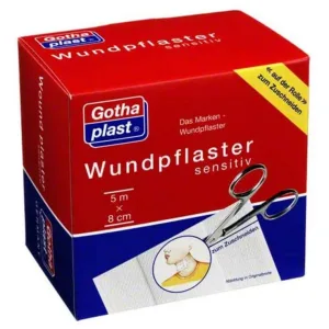 Gothaplast Plasture sensibil 8 cm x 5 m, 1 buc. plasture