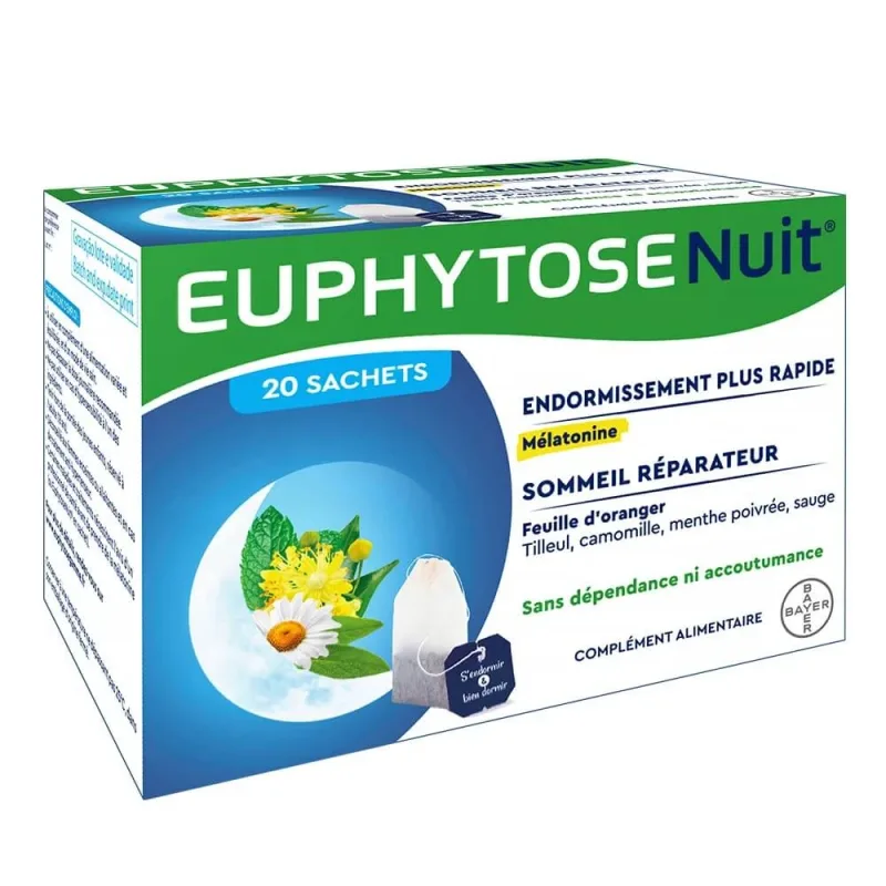 Bayer Euphytose Infuzie de noapte 20 pliculețe — preț și oferte