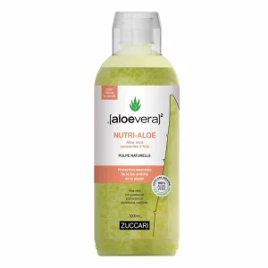 Naturancia [aloevera]2 Zuccari Nutri Suc pur de Aloe Vera cu aromă de piersică 1 litru