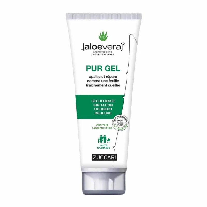 Naturancia [aloevera]2 Zuccari Gel de Aloe Vera pur, nepasteurizat, fără adaos de apă 2x concentrat 200 ml — preț și oferte